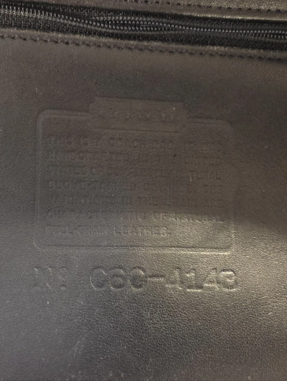 Vintage Coach Worth Leather Bag #4143